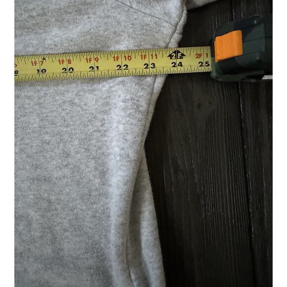 J Crew Preppy Classic Wide Button Pullover Relaxed Cowl Neck Sweatshirt Size L - Picture 6 of 8